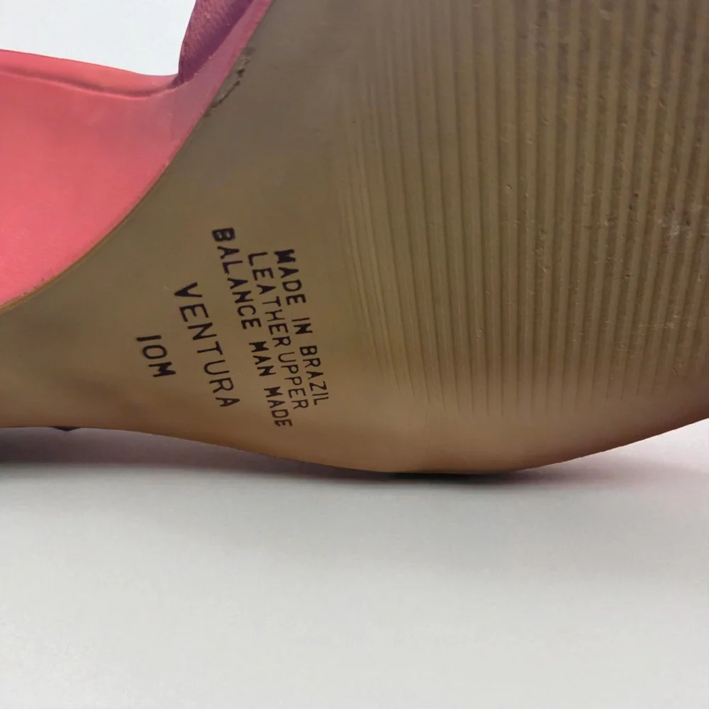 Carlos by Carlos Santana Pink Floral Wedges Size 10